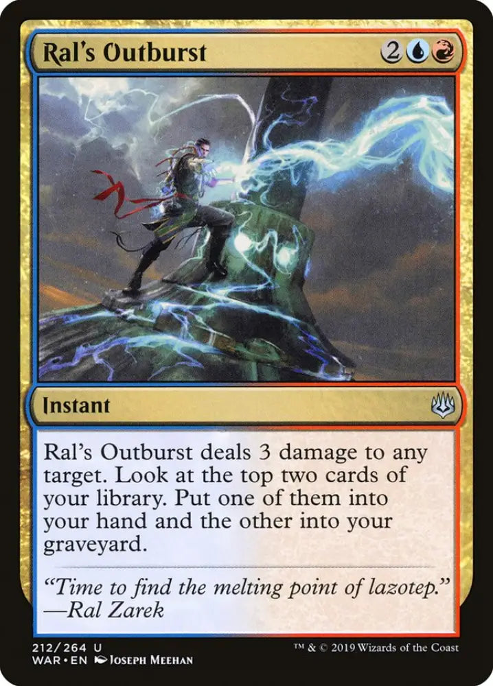 Ral’s Outburst [War of the Spark] - MTG Single