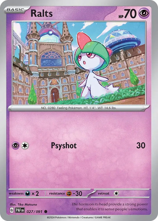 Ralts (027/091) [Scarlet & Violet: Paldean Fates] - Pokemon Single