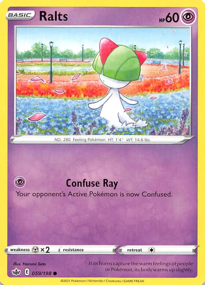 Ralts (059/198) [Sword & Shield: Chilling Reign] - Pokemon Single