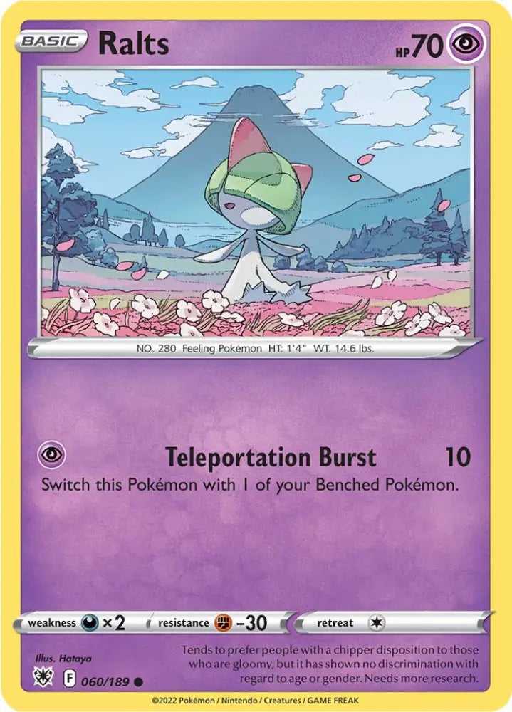 Ralts (060/189) [Sword & Shield: Astral Radiance] - Pokemon Single