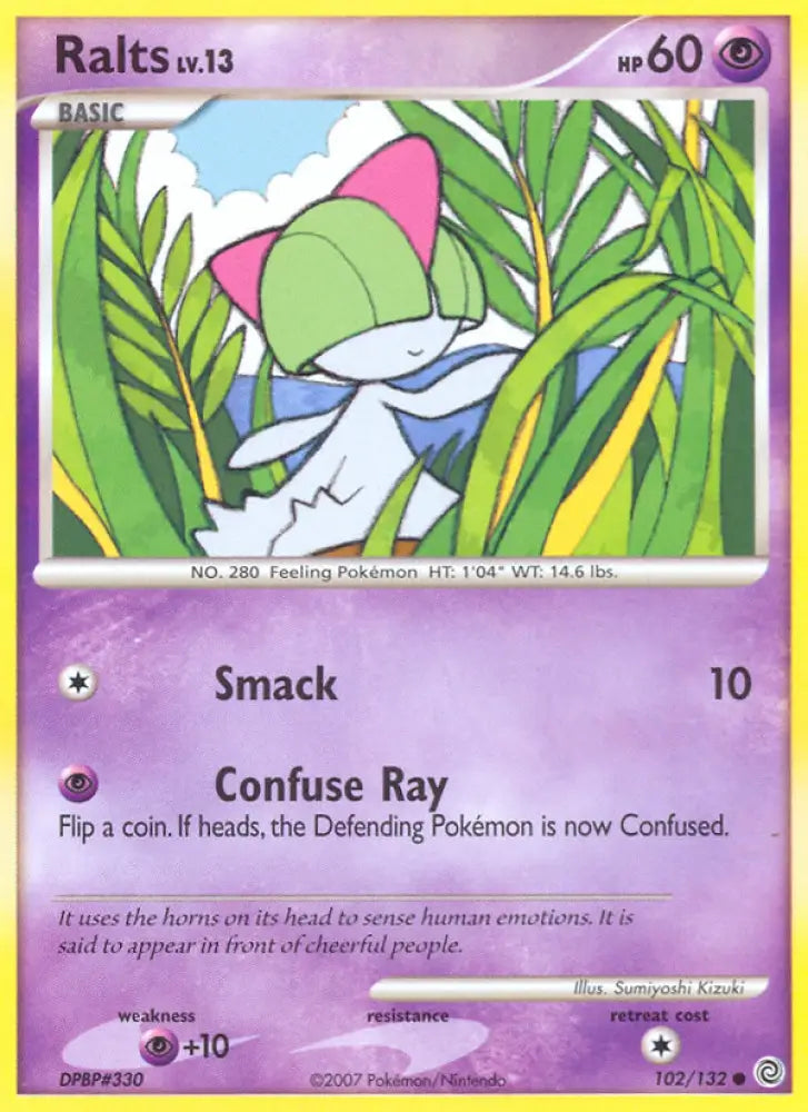 Ralts (102/132) [Diamond & Pearl: Secret Wonders] - Pokemon Single