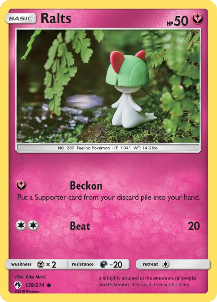 Ralts (139/214) [Sun & Moon: Lost Thunder] - Pokemon Single