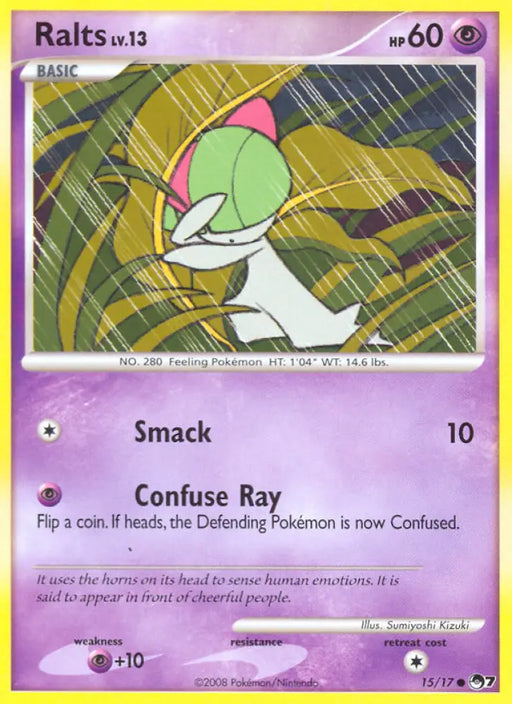 Ralts (15/17) [POP Series 7] - Pokemon Single