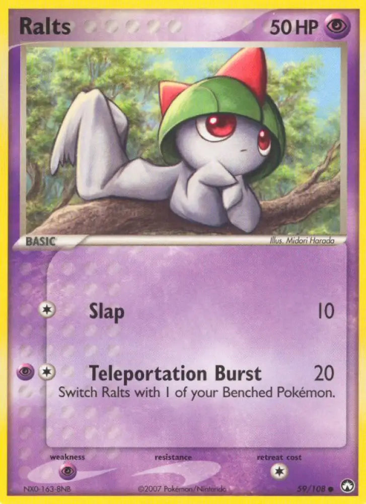 Ralts (59/108) [EX: Power Keepers] - Pokemon Single