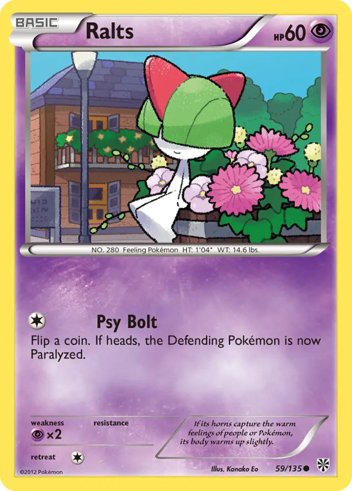 Ralts (59/135) [Black & White: Plasma Storm] - Pokemon Single