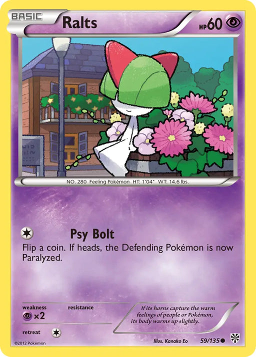 Ralts (59/135) [Black & White: Plasma Storm] - Pokemon Single