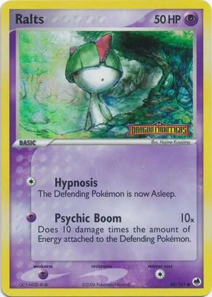 Ralts (60/101) (Stamped) [EX: Dragon Frontiers] - Pokemon Single