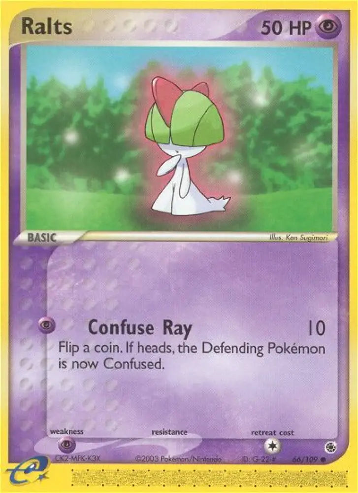 Ralts (66/109) [EX: Ruby & Sapphire] - Pokemon Single