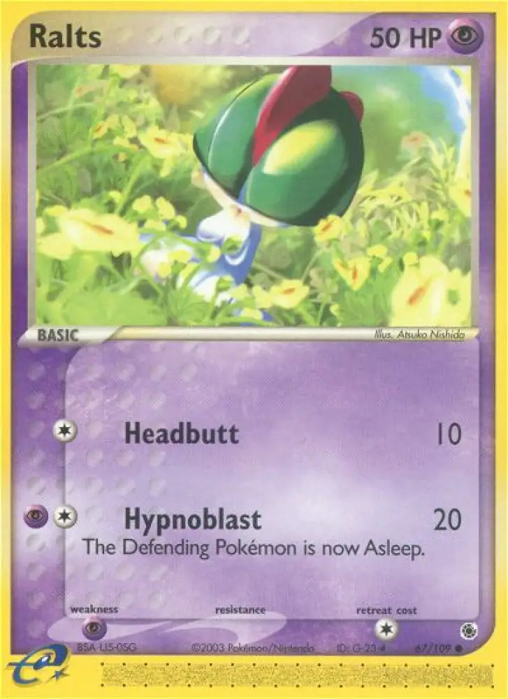 Ralts (67/109) [EX: Ruby & Sapphire] - Pokemon Single