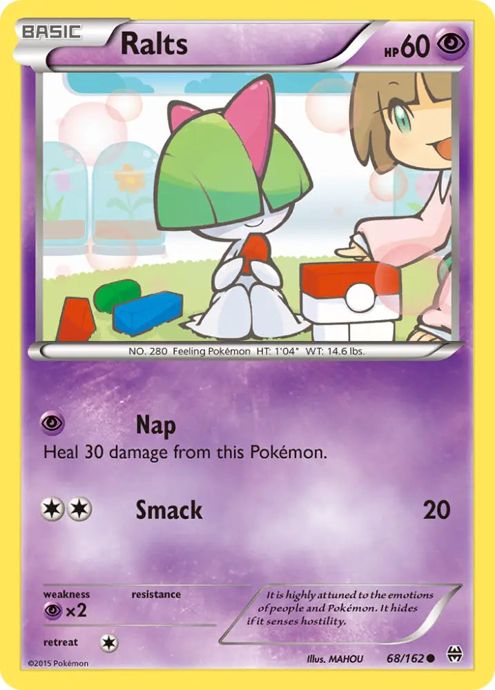 Ralts (68/162) [XY: BREAKthrough] - Pokemon Single