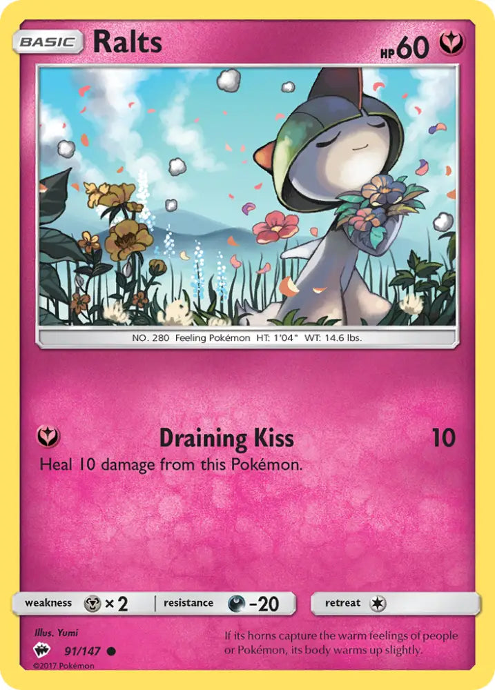 Ralts (91/147) [Sun & Moon: Burning Shadows] - Pokemon Single