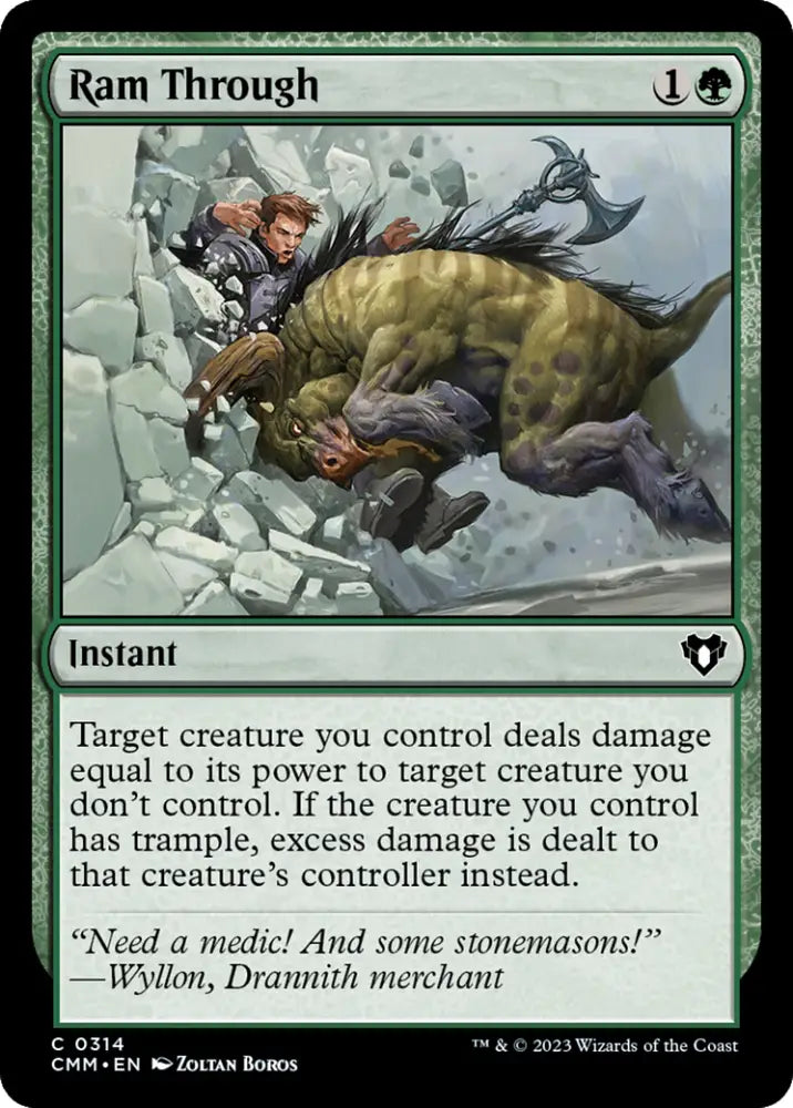 Ram Through [Commander Masters] - MTG Single