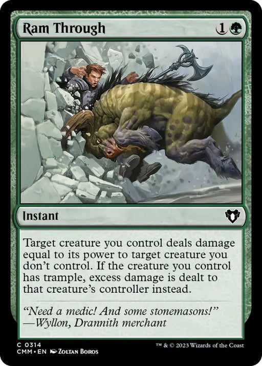 Ram Through [Commander Masters] - MTG Single