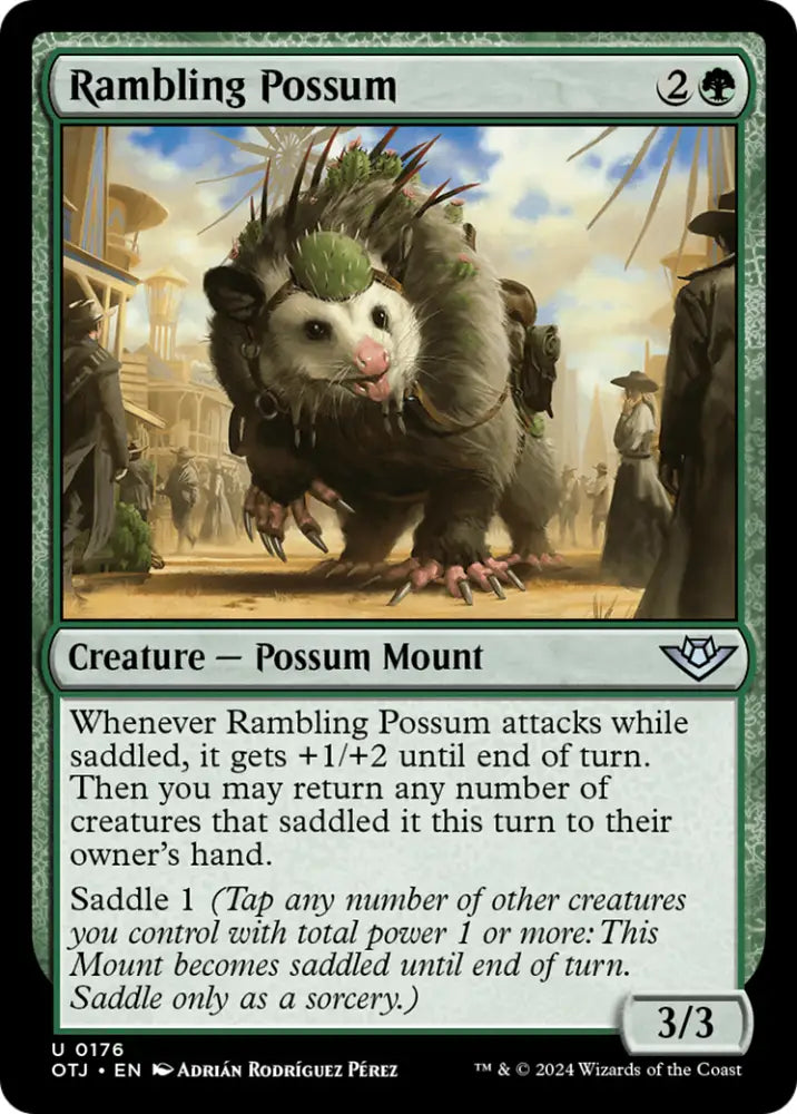Rambling Possum [Outlaws of Thunder Junction] - MTG Single
