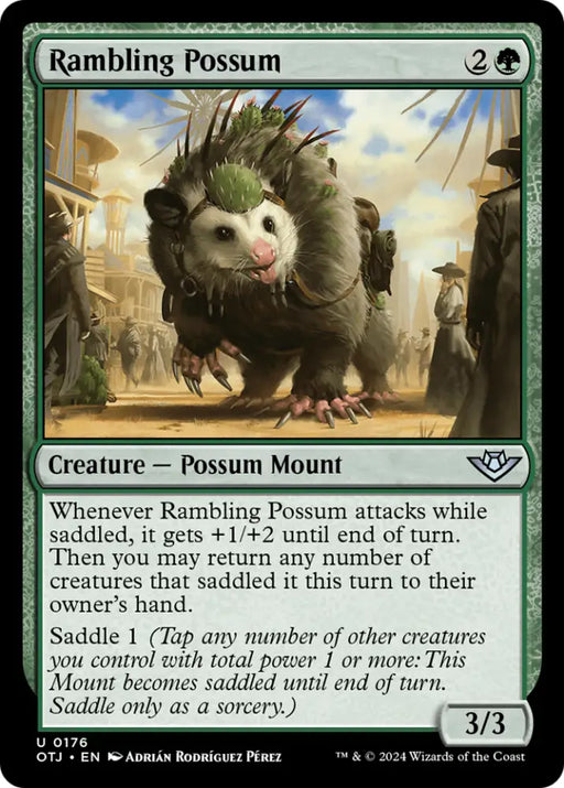 Rambling Possum [Outlaws of Thunder Junction] - MTG Single