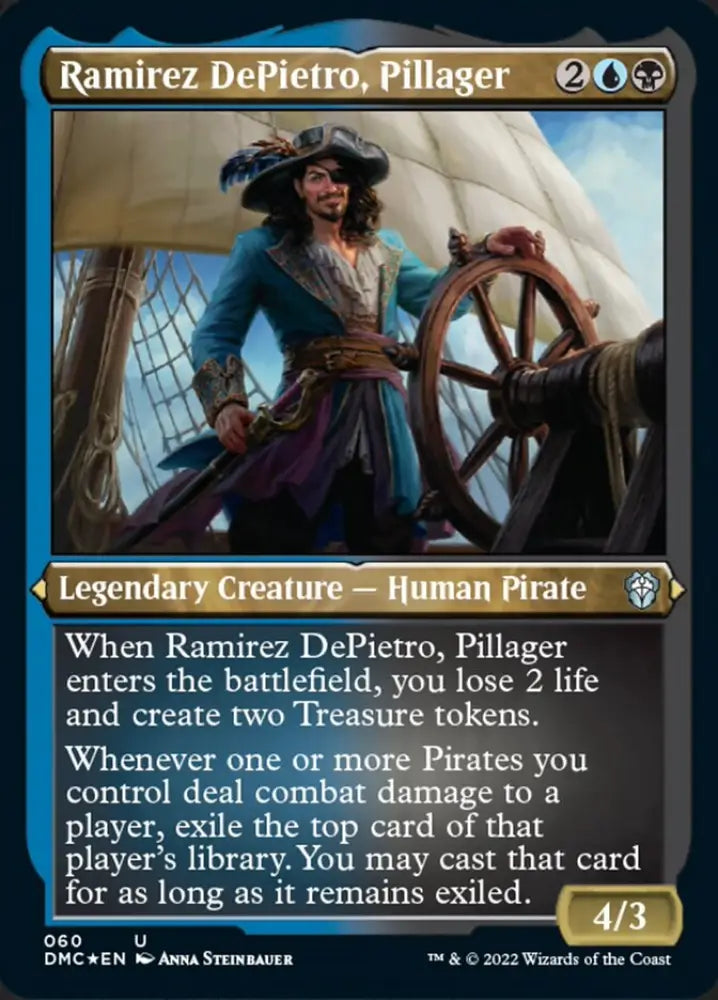 Ramirez DePietro Pillager (Foil Etched) [Dominaria United Commander] - MTG Single