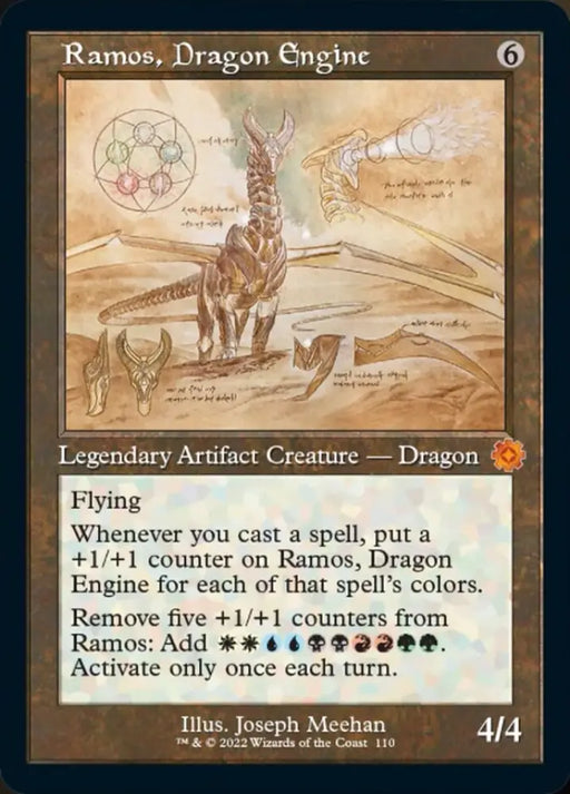 Ramos Dragon Engine (Retro Schematic) [The Brothers’ War Retro Artifacts] - MTG Single