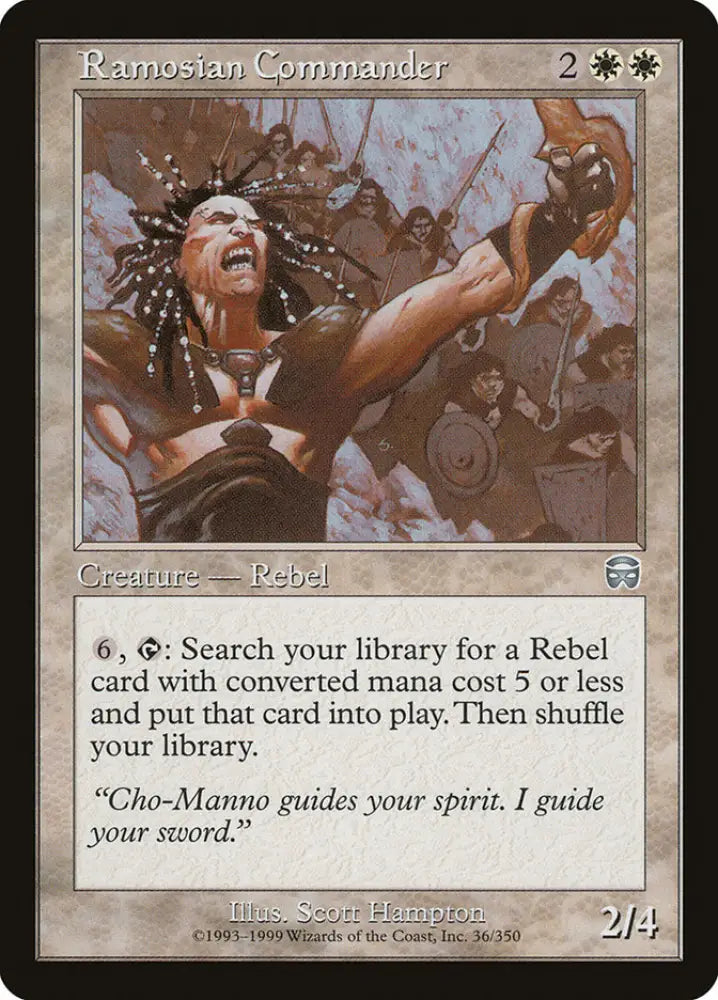 Ramosian Commander [Mercadian Masques] - MTG Single