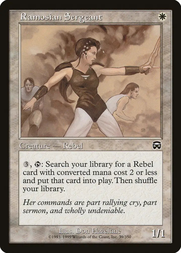 Ramosian Sergeant [Mercadian Masques] - MTG Single