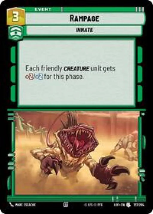 Rampage (127/264) [Legends of the Force]