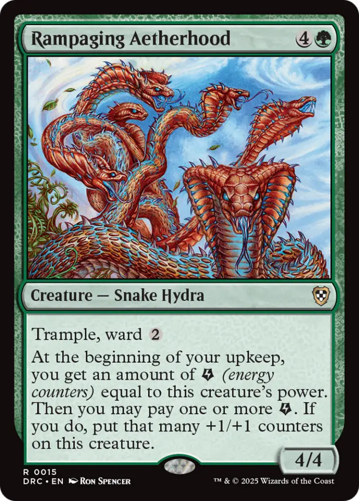 Rampaging Aetherhood [Aetherdrift Commander] - MTG Single