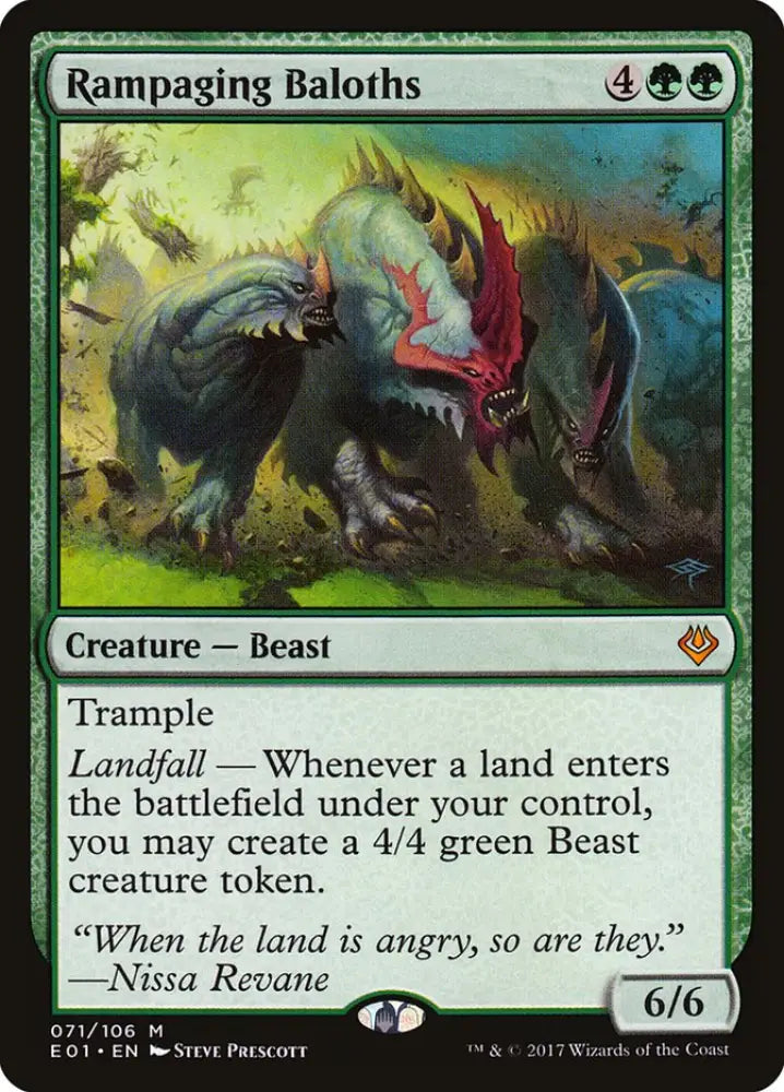 Rampaging Baloths [Archenemy: Nicol Bolas] - MTG Single