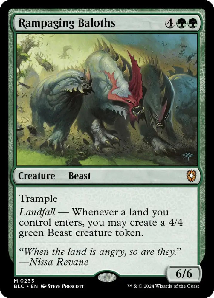 Rampaging Baloths [Bloomburrow Commander] - MTG Single