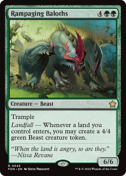 Rampaging Baloths [Foundations] - MTG Single