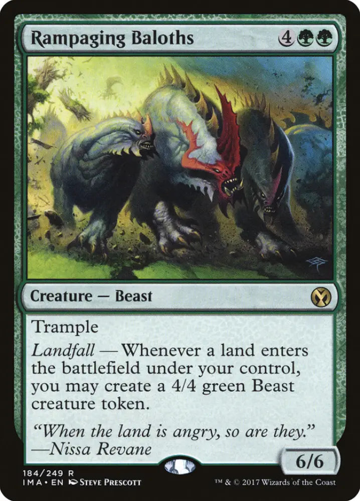 Rampaging Baloths [Iconic Masters] - MTG Single