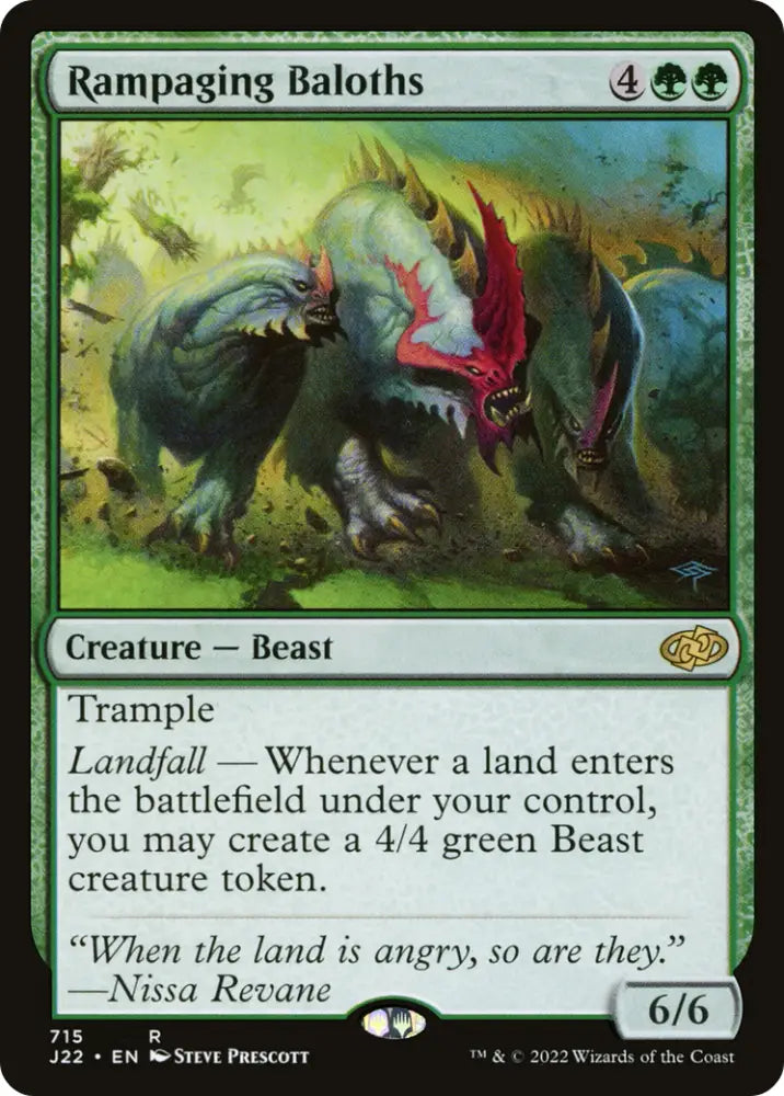 Rampaging Baloths [Jumpstart 2022] - MTG Single
