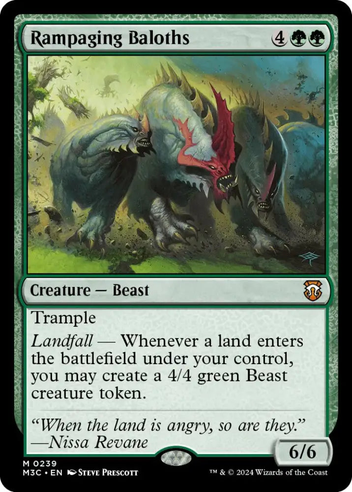 Rampaging Baloths [Modern Horizons 3 Commander] - MTG Single