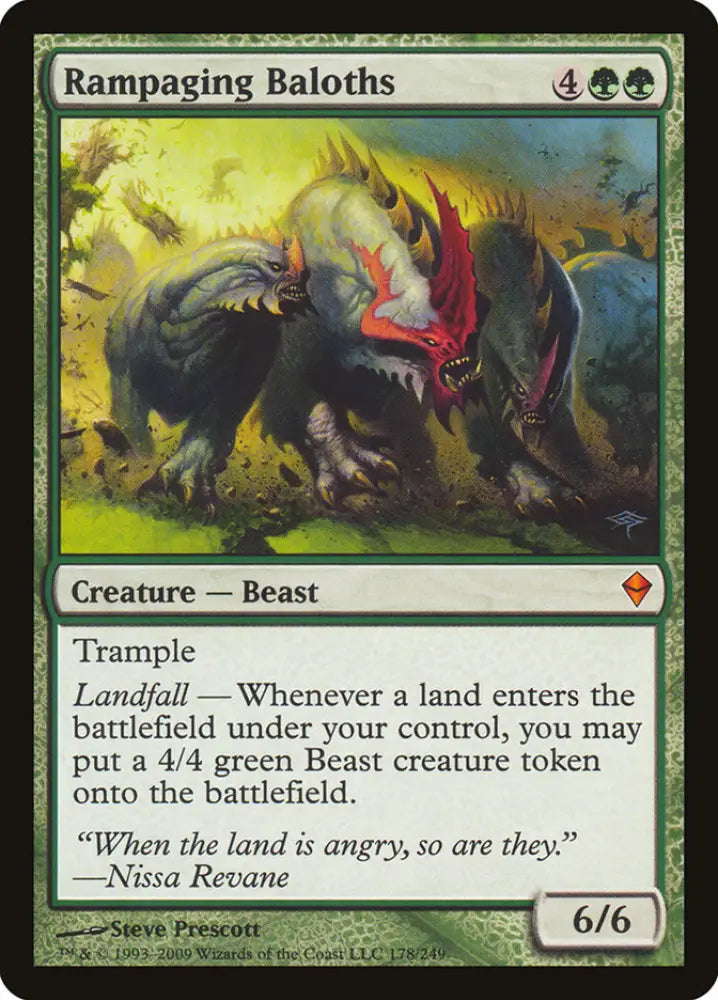 Rampaging Baloths [Zendikar] - MTG Single