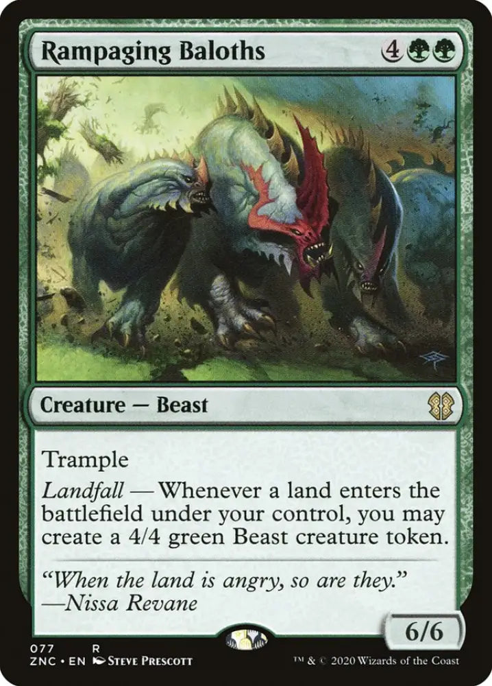 Rampaging Baloths [Zendikar Rising Commander] - MTG Single