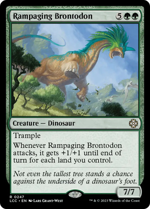 Rampaging Brontodon [The Lost Caverns of Ixalan Commander] - MTG Single