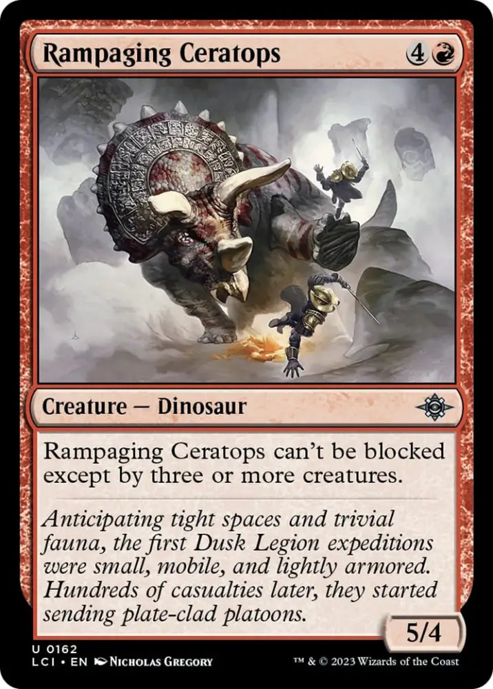 Rampaging Ceratops [The Lost Caverns of Ixalan] - MTG Single