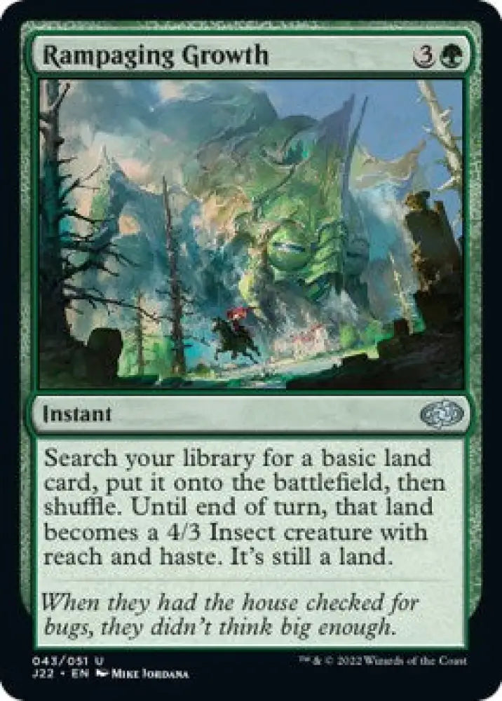 Rampaging Growth [Jumpstart 2022] - MTG Single