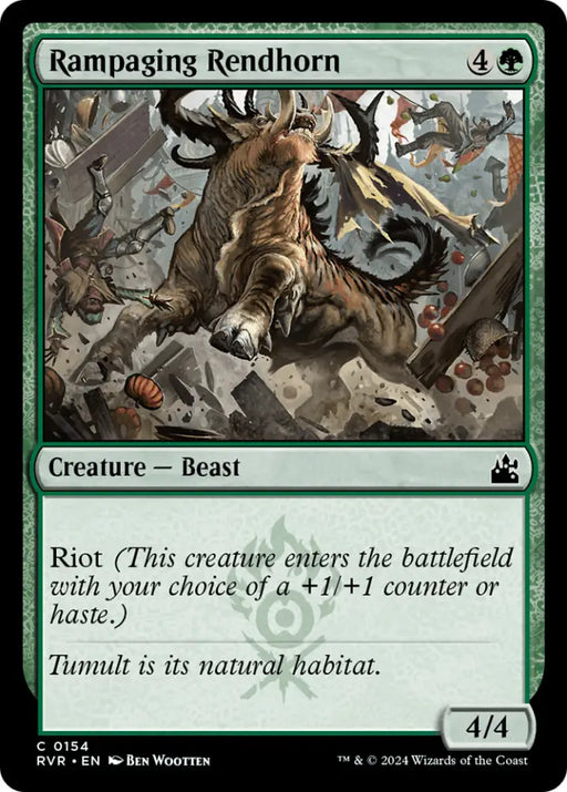 Rampaging Rendhorn [Ravnica Remastered] - MTG Single