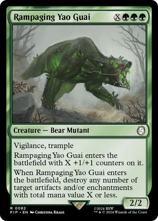 Rampaging Yao Guai [Fallout] - MTG Single
