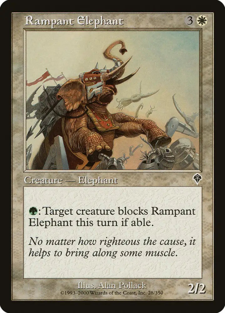 Rampant Elephant [Invasion] - MTG Single
