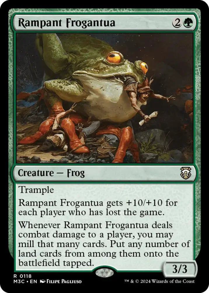 Rampant Frogantua [Modern Horizons 3 Commander] - MTG Single