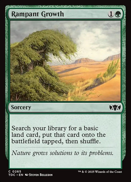 Rampant Growth (265) [Tarkir: Dragonstorm Commander]