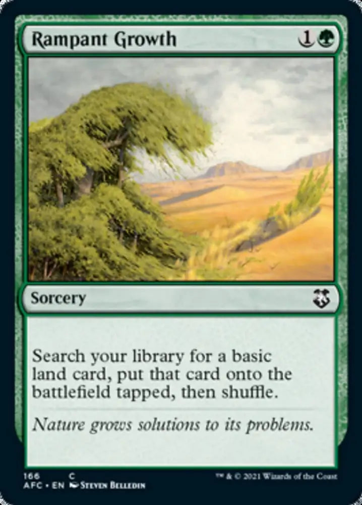 Rampant Growth [Dungeons & Dragons: Adventures in the Forgotten Realms Commander] - MTG Single