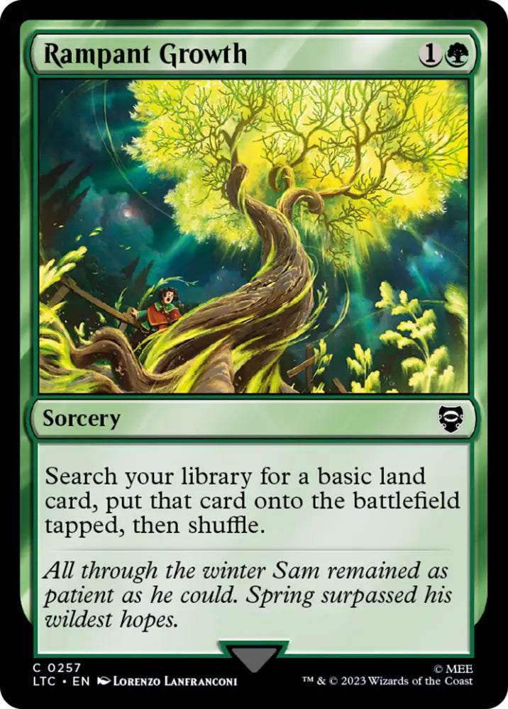 Rampant Growth [The Lord of the Rings: Tales of Middle-Earth Commander] - MTG Single