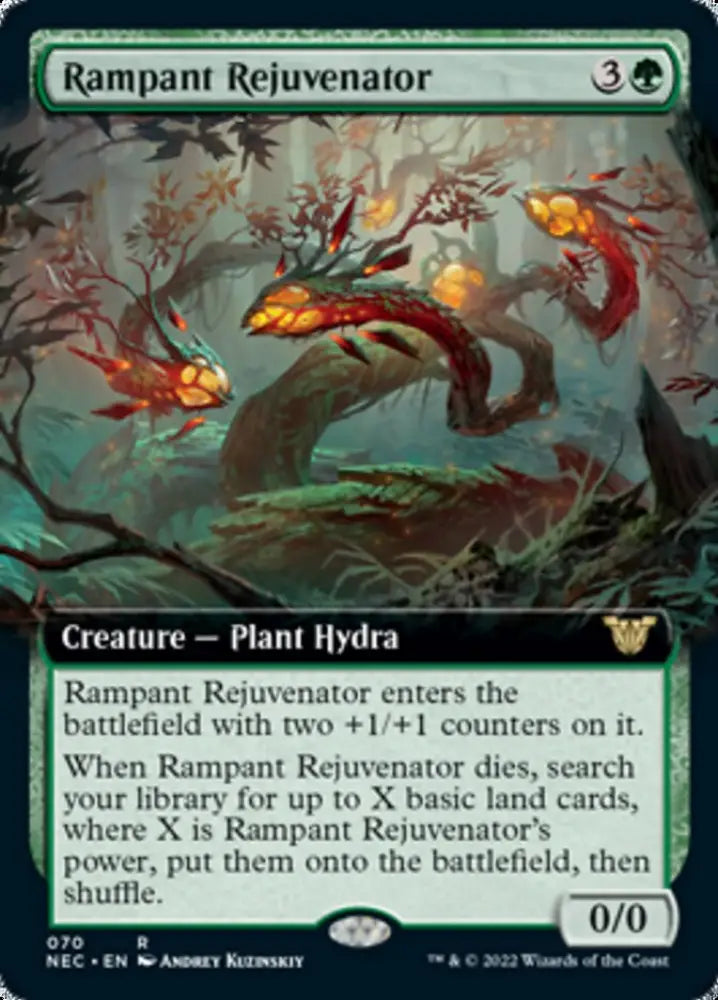 Rampant Rejuvenator (Extended Art) [Kamigawa: Neon Dynasty Commander] - MTG Single