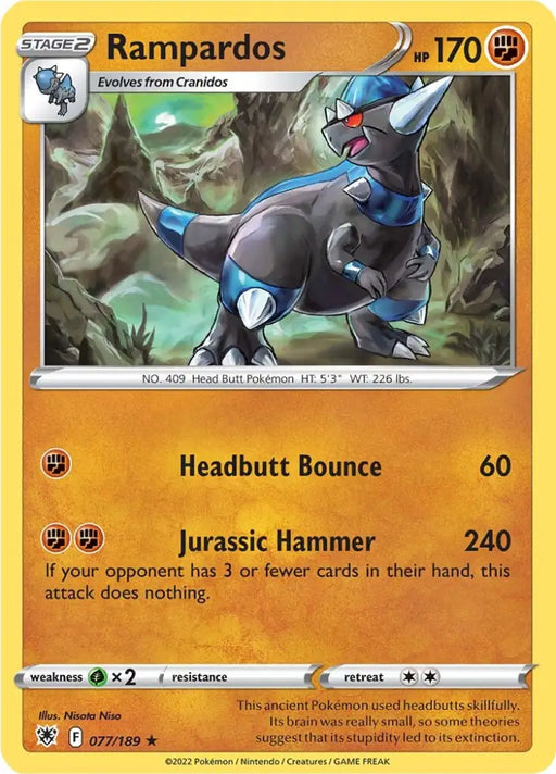 Rampardos (077/189) [Sword & Shield: Astral Radiance] - Pokemon Single