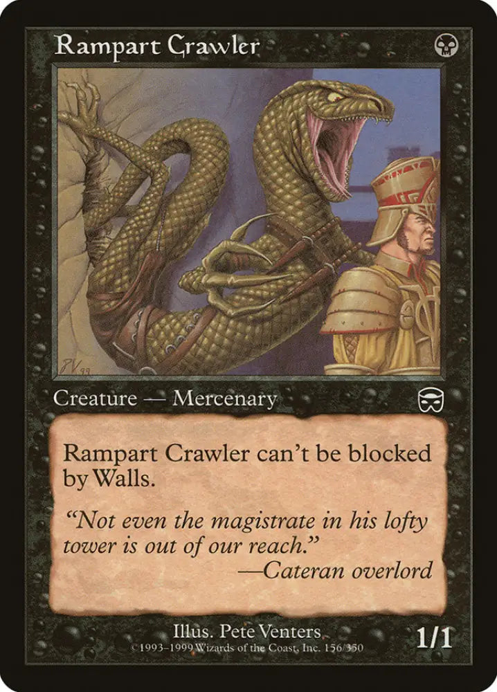 Rampart Crawler [Mercadian Masques] - MTG Single