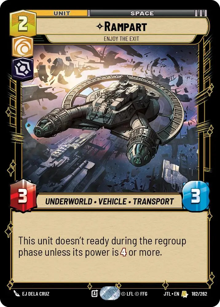 Rampart - Enjoy the Exit (182/262) [Jump to Lightspeed] - Star Wars: Unlimited Single
