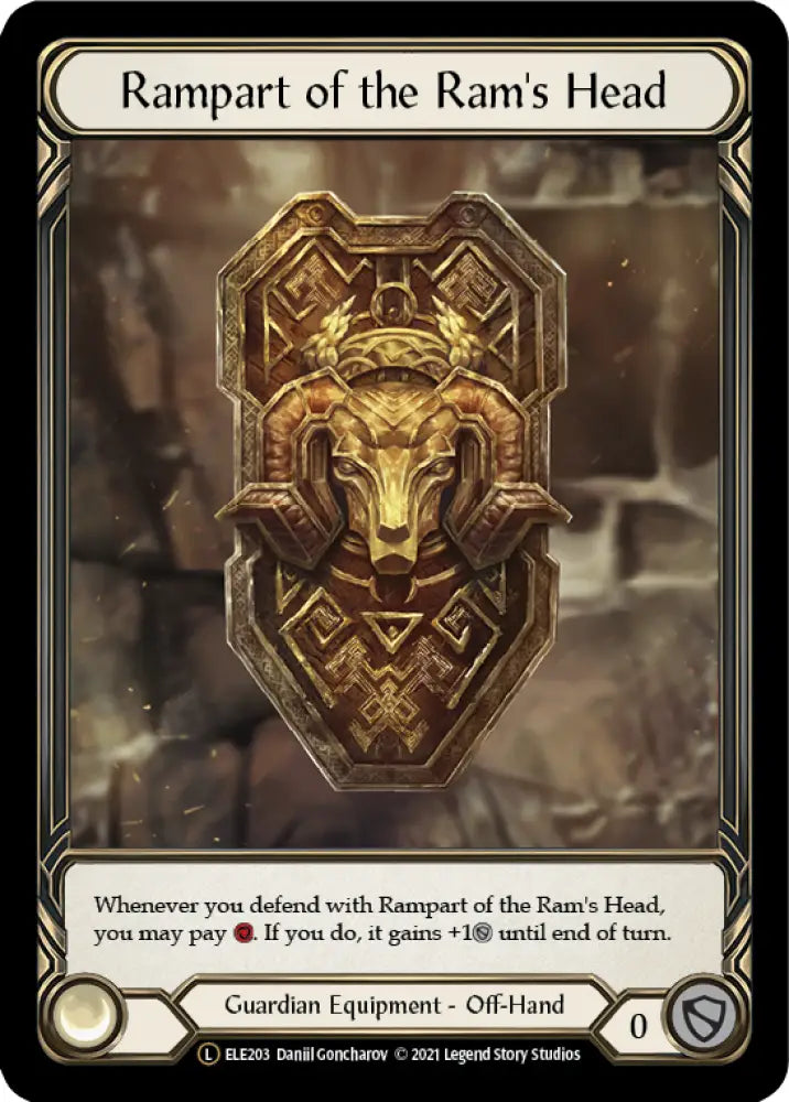 Rampart of the Ram’s Head [Tales of Aria Unlimited] Unlimited Rainbow Foil - Flesh And Blood Single