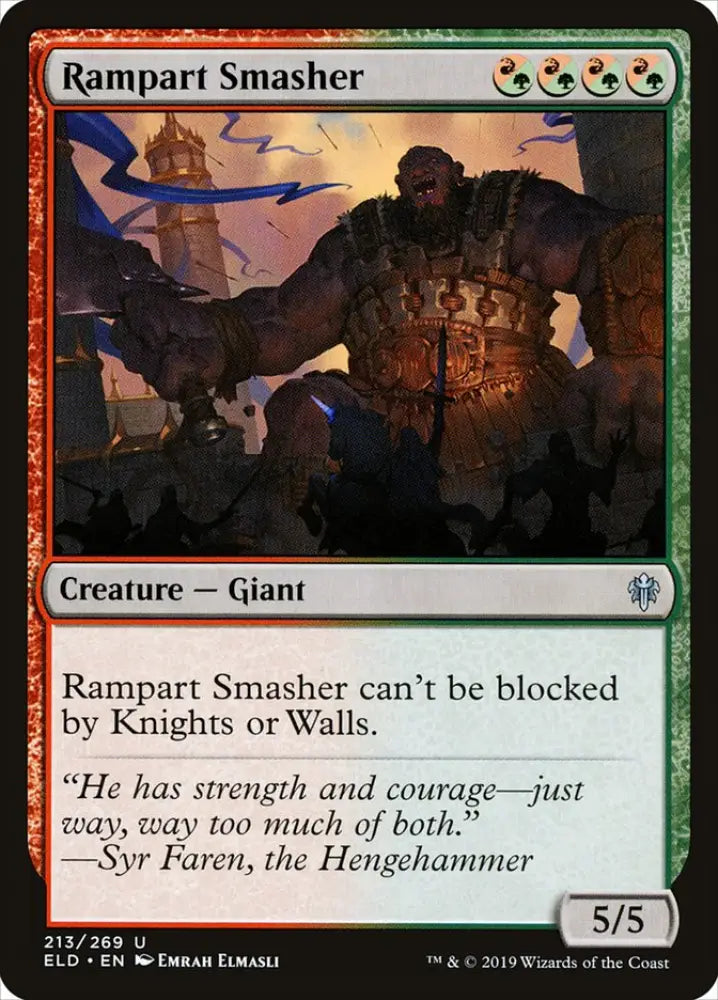 Rampart Smasher [Throne of Eldraine] - MTG Single