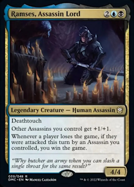 Ramses Assassin Lord [Dominaria United Commander] - MTG Single